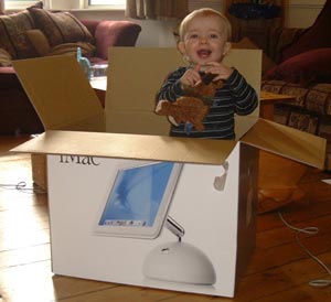 Jonathan helps unpack the iMac